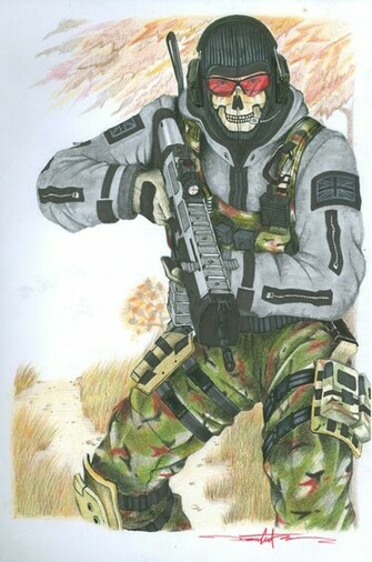 Ghost Mw2 By Schwarze1