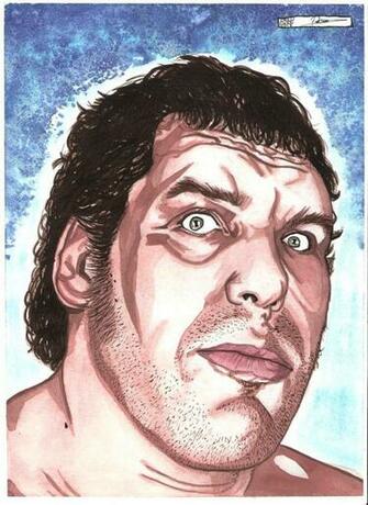 Andre The Giant By Dredfunn