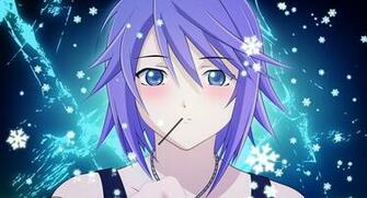 Rosario Vampire Shirayuki Mizore Wallpaper Background