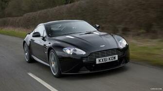 Aston Martin V8 Vantage Coupe Onyx Black Front HD