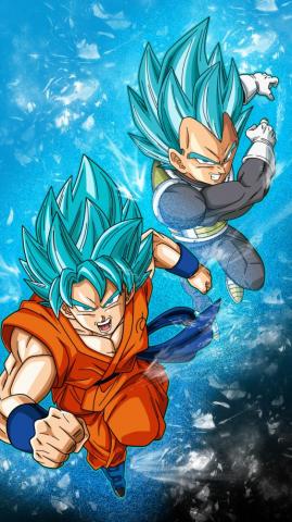Made A Lockscreen Wallpaper For Dbz Featuring Ssgss Goku And