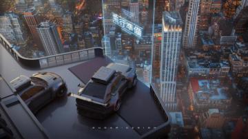 Scifi Cars New York City Wallpaper Teahub Io