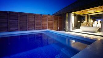 Pool Water House Bath Room Light Night Interior Jpg