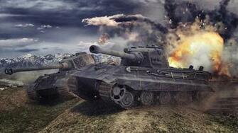 Tanks King Tiger World Of E75 Wallpaper