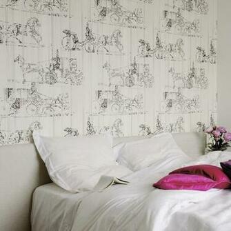 Elitis Wallpaper Foulard Belle Chasse Vp