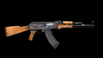 Akm Kalash Russian Assault Rifle Png