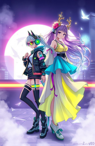 Dual Monitor Wallpaper Girls