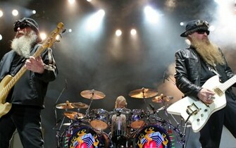 Zz Top American Blues Rock Trio Billy Gibbons Vocals And Guitar