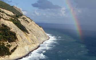 Rainbow Storm Pixels Wallpaper Tagged Beach Landscape