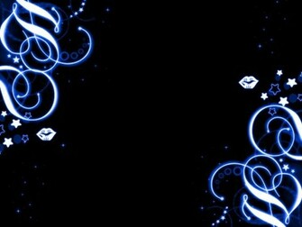 Blue Swirls Design Black Wallpaper Background Picture And Layout