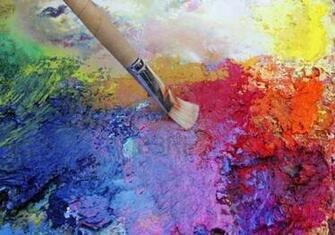 Colorful Paint Brushes Colored Brush Background