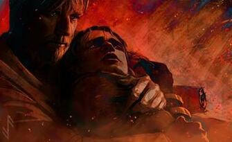 Image Star Wars Episode Iii Man Obi Wan Helps Anakin On Mustafar