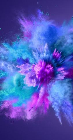 By Elysian iPhone Wallpaper Colorful Galaxy