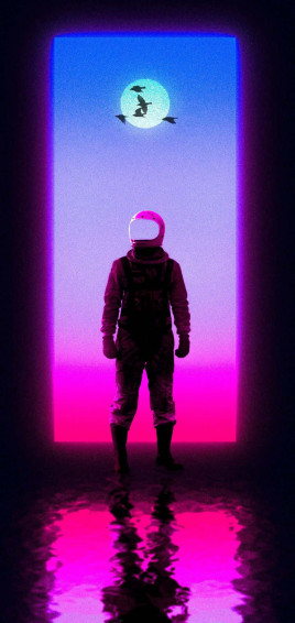 Unlock To The Future With Vaporwave iPhone