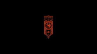 House Targaryen Fire And Blood Sigil Banner Game Of Thrones Banners