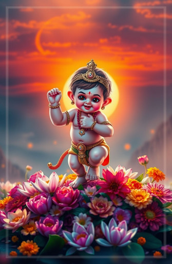 Baby Hanuman Wallpaper