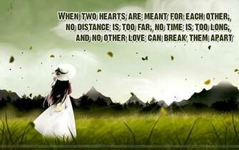 Cute Long Distance Relationship Quotes With HD Wallpaper