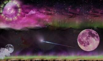 Wallpaper Mystical Moon