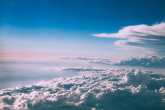 Aerial Of Unending Clouds Wallpaper