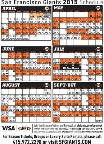 San Francisco Giants Tickets Schedule Auto