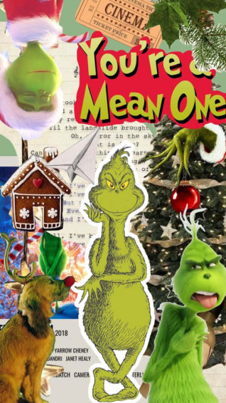 Grinch Christmas iPhone Mean Wallpaper