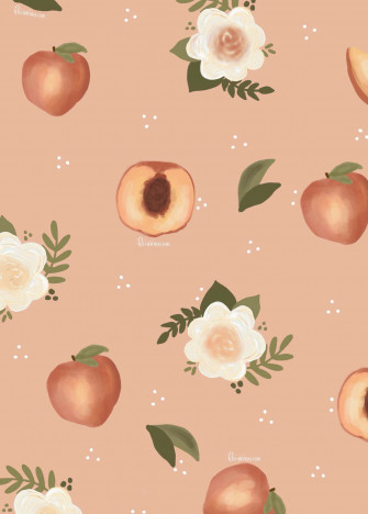 Cute Peach Wallpaper