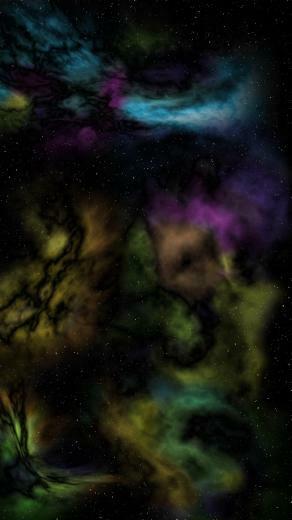 Colorful Abstract Smoke Wallpaper iPhone