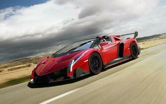 Lamborghini Veneno Roadster Wallpaper HD Car