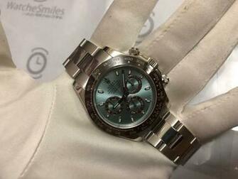 Sold Mint Rolex Cosmograph Daytona Platinum Ice Blue Dial