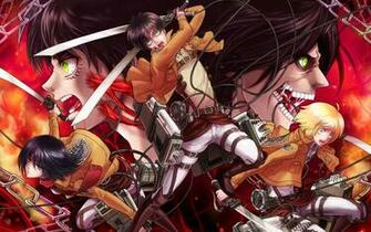 Attack On Titan Eren Mikasa Armin A161 HD Wallpaper