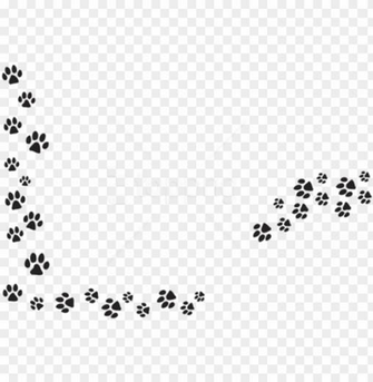Png Series Of Paw Prints Image Background
