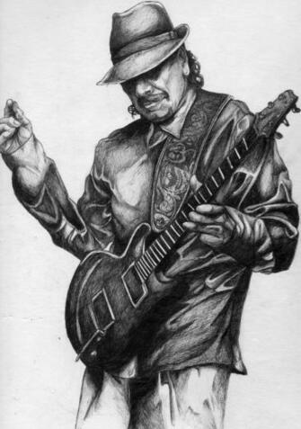Carlos Santana By Frank Cadillac