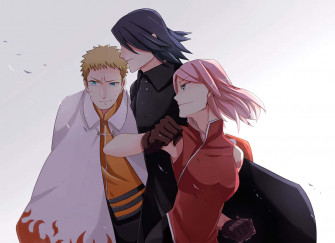 Uchiha Sasuke Naruto Uzumaki Haruno Sakura And Kakashi Hatake Of Team Wallpaper