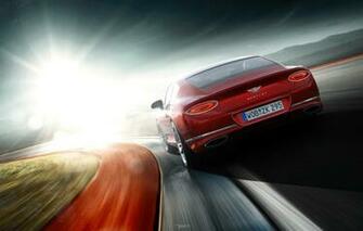 Wallpaper The Sun Red Auto Bentley Continental Machine Blik