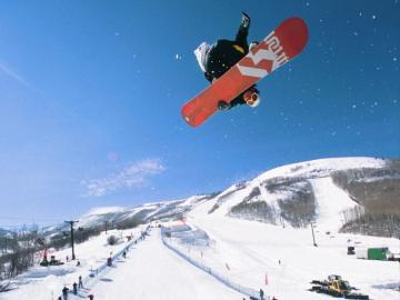Twist Time Park City Utah Snowboarding Wallpaper