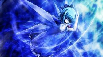 Blue Crystal Angel Wallpaper