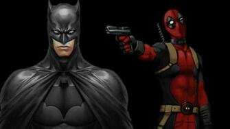 Deadpool Wallpaper Batman Turns His Back