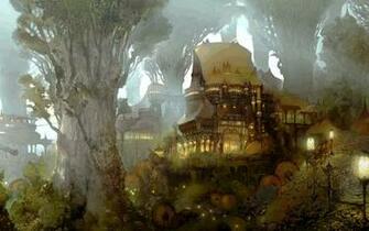 Grand Hall Of The Wood Elves Wallpaper And Background Image