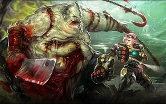 Legends Pudge Vi Girl Monster Weapon Cleaver Wallpaper Photos