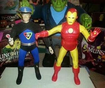 Office Studio Captain Action And As Iron Man