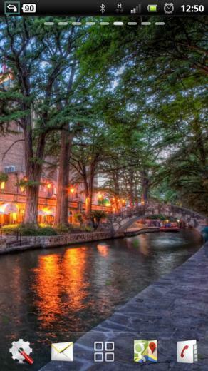 San Antonio Riverwalk Cafe Live Wallpaper For Your
