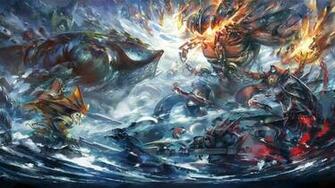 Dota Heroes Clash Art Battle High Definition Wallpaper