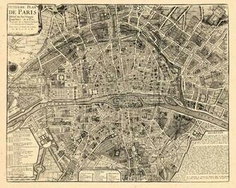 Vintage Paris Map Wallpaper Quotes