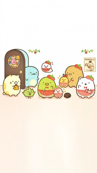 Alisa On Sumikko Gurashi Bg iPhone Wallpaper