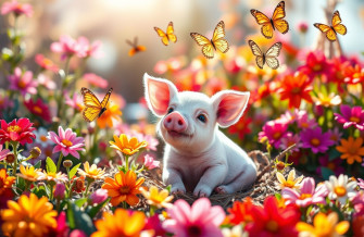 Cute Pig Wallpaper