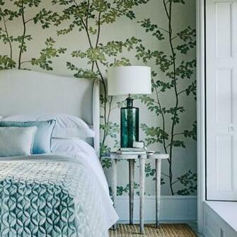This Wide Width Wallpaper Which Evokes The Feel Of A Secluded