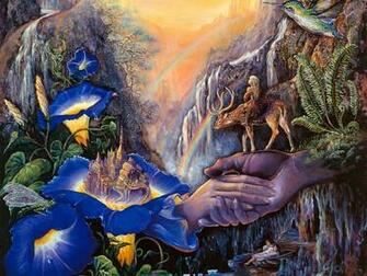 Josephine Wall Bridge Of Hope Wallpaper
