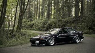 Corolla Toyota Ae86 Outlook Black