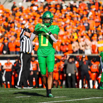 Christian Gonzalez Nfl Draft Profile Wallpaper