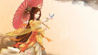 Asian Women Wallpaper